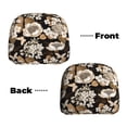 thumbnail image 6 of Naloa Retro Hydrangeas Print 2 PCS Car All-Inclusive Headrest Cover,Seat Headrest Cover Headrest Cover Protector for Most Car Models, 6 of 9