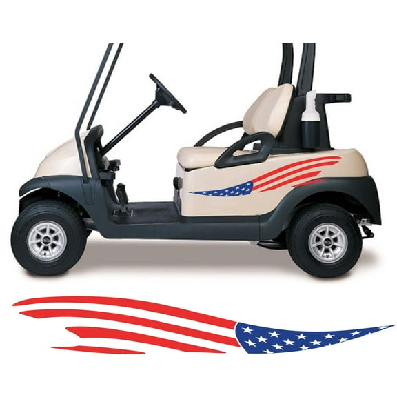 Golf Cart Decals Accessories Go Kart Stickers ORV Side By Side Graphics GC88