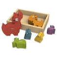 thumbnail image 2 of BeginAgain Toys Cat Family Bilingual Puzzle, 2 of 3