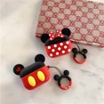 thumbnail image 5 of Compatible con Airpods Pro Minnie Mouse Mickey Cute 3D Cartoon Case, Kawaii Airpods Pro funda de silicona para niñas, niños, adolescentes, niños (rojo), 5 of 5