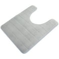 DODOING UShaped Memory Foam Toilet Mat, Non Slip, Machine Washable