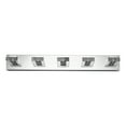 thumbnail image 5 of 5 Lights Bathroom Crystal Modern Vanity Light 31.1in Vanity Lights for Bathroom - Dimmable LED Over Mirror Cool White Light Bath Light Fixtures Chrome, 5 of 8