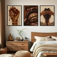 thumbnail image 4 of Black Girl Wall Art African American Woman Canvas Wall Decor Black Women Fashion Poster American Girl Abstract Pictures African People Art Prints for Bedroom Living Room Unframed, 4 of 6
