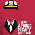 thumbnail image 3 of CafePress - Proud Navy Husband Dark T Shirt - Men's Classic Graphic Cotton T-Shirt, 3 of 4