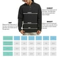 thumbnail image 5 of Men's Quarter Zip Polar Fleece Pullover Sweatshirt, Charcoal Gray M, 1 Count, 1 Pack, 5 of 7