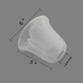 thumbnail image 2 of Pantalla de cristal Giluta con forma de campana de alabastro, de 1 a 8 pulgadas, 2 of 7