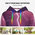 thumbnail image 6 of KLL Thunderstorm Violet Purple for Womens Pullover Hoodie with Pocket Hooded Long Sleeve Shirts Sweatshirt for Women-XX-Large, 6 of 7