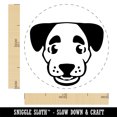 thumbnail image 2 of Puppy Dog with Big Eyebrows Self-Inking Rubber Stamp Ink Stamper - Black Ink - Medium 1 Inch, 2 of 7