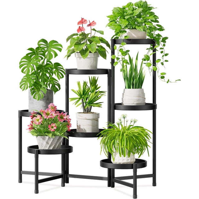 Large Plant Stand Indoor Wide Tall Corner Metal Plant Stands Outdoor for Multiple Plants Folding ed Flower Display Holder Rack Shelf