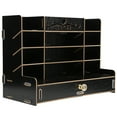 thumbnail image 3 of Wooden Desk Organizer, Multifunction Tabletop Storage Cabinet With Multiple Compartments For Office Accessory Stationery For Home Kitchen For Students Black, 3 of 8