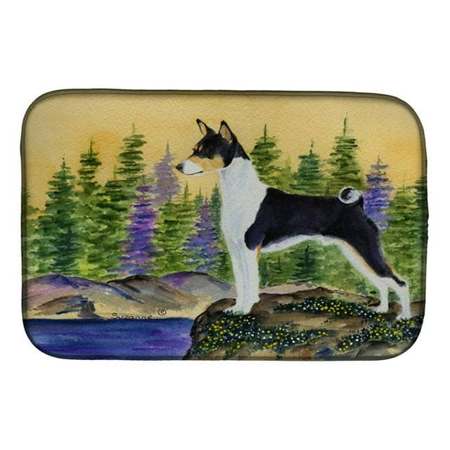 Carolines Treasures SS8201DDM Tapis de Séchage de Vaisselle Basenji