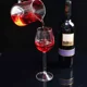 thumbnail image 5 of Juego de copas de vino tinto con diseño de tiburón. ER, 5 of 5
