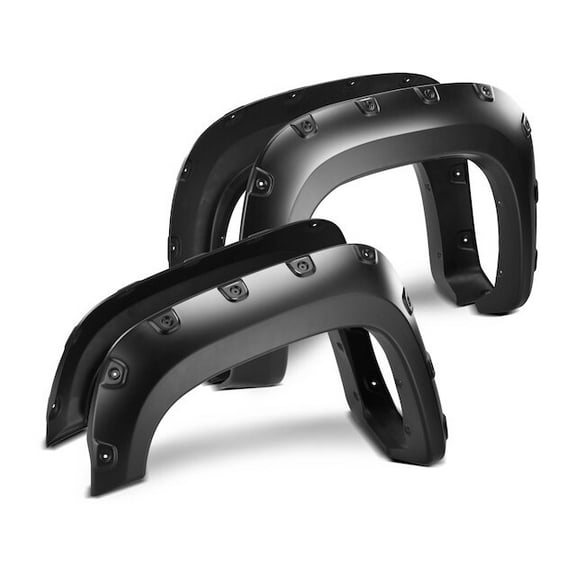 Fender Flare Set 4 - Compatible with 2007 - 2013 GMC Sierra 1500 2008 2009 2010 2011 2012