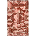 thumbnail image 3 of SAFAVIEH Amsterdam Elvan Geometric Area Rug, Ivory/Terracotta, 3' x 5', 3 of 7