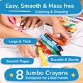 thumbnail image 4 of Set de libros para colorear y crayones TOYVENTIVE para niños de 1 a 4 años, 4 of 8