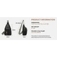 thumbnail image 3 of FALAN MULE Crossbody Bags for Women Trendy Leather Sling Chest Bag Fanny Packs for Women, 3 of 10