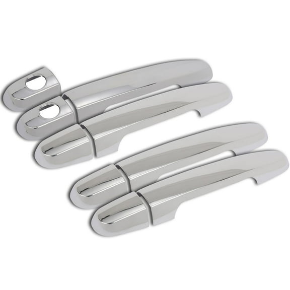 ECCPP 4Pcs Chrome Door Handle Front Rear Left Right Fit For Toyota Corolla 2003-2013