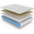 thumbnail image 3 of Kiwi Firm Queen Natural Mattress/ 12.5” Memory Foam Feel/Organic/Bed-in-a-Box/Made in USA, 3 of 4