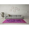 thumbnail image 3 of Ahgly Company Indoor Round Oriental Pink Industrial Area Rugs, 5' Round, 3 of 4