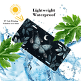 thumbnail image 4 of 1 Pcs License Plate Covers & Frames, Moonlit Blue Butterfly among Leaves For Decorative Front, Aluminum License Plate Covers & Frames Cover For Men Women, 12" X 6", 4 of 7