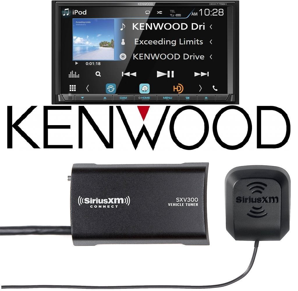 KENWOOD DDX775BH 6.95" CD DVD BLUETOOTH USB WAZE YOUTUBE SIRIUS HD
