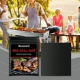 thumbnail image 2 of HozoneX Easy Clean Non-Stick BBQ Mat Outdoor Barbecue Mat Non-Stick Surface High Temperature Resistant Dirt-Resistant, 2 of 6