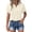 Button down shirt Beige, variant on Button Down Shirts For Women Solid Color Button Up Casual Top Simple Basic Breathable Fabric All Season Summer Tops Beige M