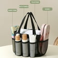 thumbnail image 3 of YiFrZour 2 Pack Mesh Shower Caddy Bag for Gym Bathroom Camp Black, 3 of 7