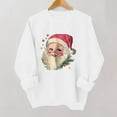 thumbnail image 5 of Cadancy Christmas Sweatshirts for Women Funny Santa Graphic Crew Neck Pullover Tops Xmas Holiday Loose Long Sleeve Shirts Winter Vintage Fashion Outfits 2025, 5 of 5