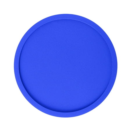 

Round Cup Mat Waterproof Safe Silicone Insulation Mug Coaster Thick Cup Bowl Placemat Pad Holder Tools(Blue)