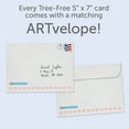 thumbnail image 2 of Tree-Free Greetings Teacher Appreciation Greeting Card 2 Pack, 5x7, Teacher Mind and Heart (GT64455), 2 of 7