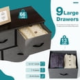thumbnail image 6 of JOINSUN Dressers with 9 Fabric Drawers, 9 Drawers Organization Furniture for Kitchen, Office, Hallway, Grey, 6 of 10