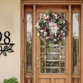 thumbnail image 4 of Fmlxio Artificial Spring Wreath Summer Wreaths for Front Door Simulated Flower Wreath Door Lintel Flower Wreath Decoration Rose Flower Wreath Fake Flower Wedding And Holiday Pendant on Clearance, 4 of 7