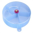 thumbnail image 4 of Alimentador de forrajeo para mascotas y pájaros, rueda de comida para loros, caja de almacenamiento de alimentación, juguete azul, 4 of 10