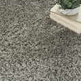 thumbnail image 6 of Nourison Lush Shag Modern & Contemporary Grey 7'10" x 9'10" Area Rug, (8x10), 6 of 8