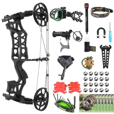 Junxing M109EA 30-60 lbs Dual-Purpose Compound Bow Hunting Set 345 FPS Archery Accessories Ambidextrous