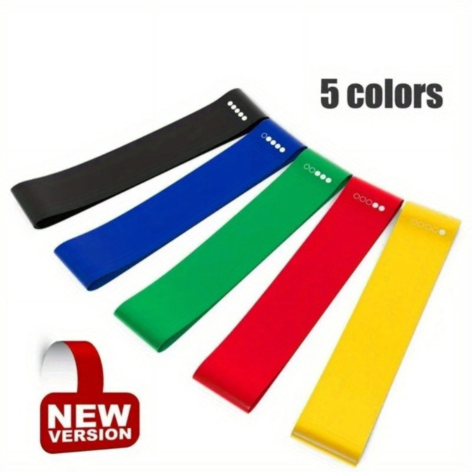 DABEI 1pc Heavy Duty Latex Resistance Band, Exercise Yoga Elastic Band For Sport Strength Training, Body Stretching, Workout, Pilates