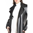 thumbnail image 3 of Abrigo Largo Tipo Aviador Roman Fashion Juvenil 2280 Negro M, 3 of 6