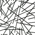 thumbnail image 4 of DecMode Black Metal Overlapping Stick Abstract Wall Decor, 4 of 8