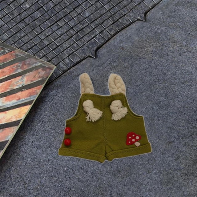 Pantallas de ropa de muñeca de 12 cm Pantalones de ropa cómoda vestida hecha a mano para artesanías de bricolaje para niñas Juguete Día del Día de los