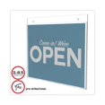 thumbnail image 2 of Classic Image Wall-Mount Sign Holder, Landscape, 11 X 8 1/2, Clear | Bundle of 2 Each, 2 of 5