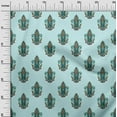 thumbnail image 2 of oneOone Viscose Chiffon Baby Blue Fabric Leaves & Paisley Block Sewing Craft Projects Fabric Prints By Yard 42 Inch Wide, 2 of 4
