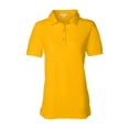 thumbnail image 2 of FeatherLite Women's Silky Smooth PiquÃ© Sport Shirt 5500 Gold 3XL, 2 of 3
