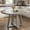Grey, variant on Dining Table, Kitchen Table, Round Dining Room Table for Kitchen, 47" Round Table for Dining Room, Grey(Table Only)