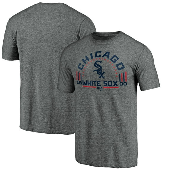 Men's Gray Chicago White Sox Team Freedom Tri-Blend T-Shirt