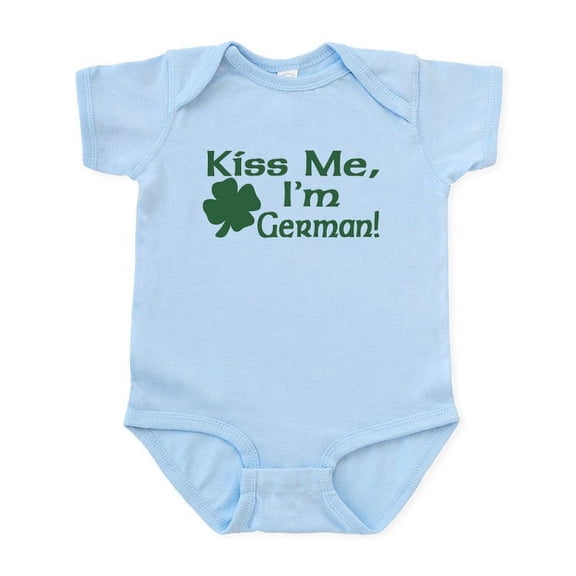 CafePress - Kiss Me I'm German Infant Bodysuit - Baby Light Bodysuit, Size Newborn - 24 Months