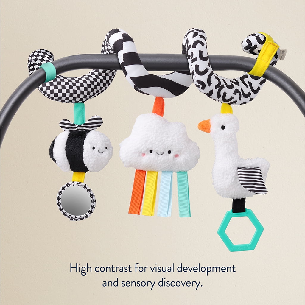 Itzy Bitzy Spiral™ High Contrast Car Seat and Stroller Toy