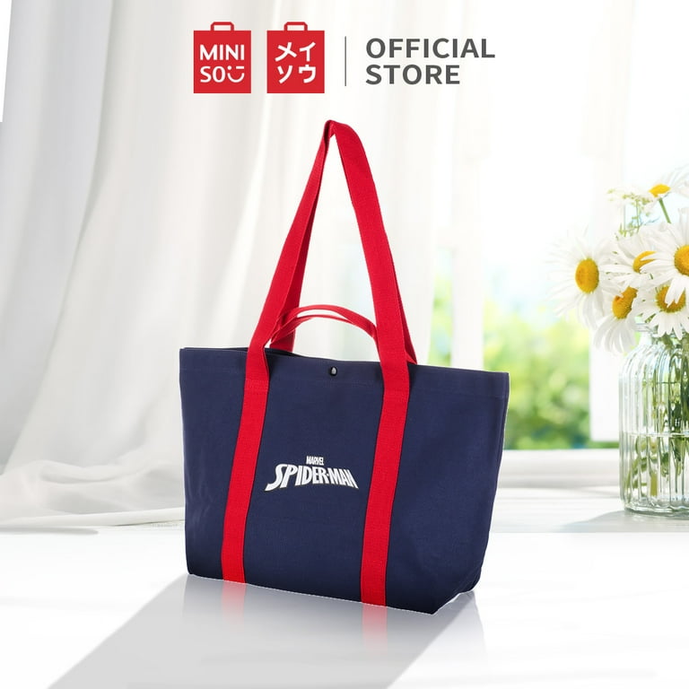 Tote bag miniso kanvas sales