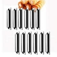 thumbnail image 4 of 12 Pcs Cannoli Moulds Horn Bread Baking Mould Cannoli Tubes Non-Stick Cream Roll Mold Pastry Roll Horn Tube Durable, 4 of 8
