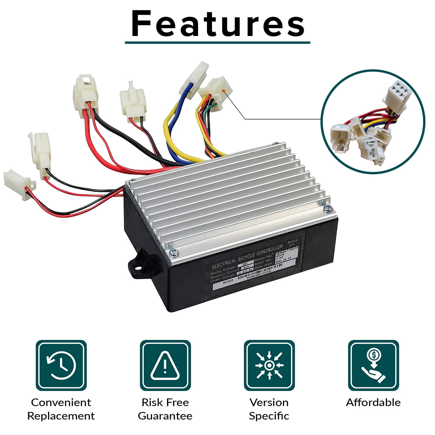 AlveyTech 36 Volt Control Module for Razor SX500 Dirt Rocket (V1+)